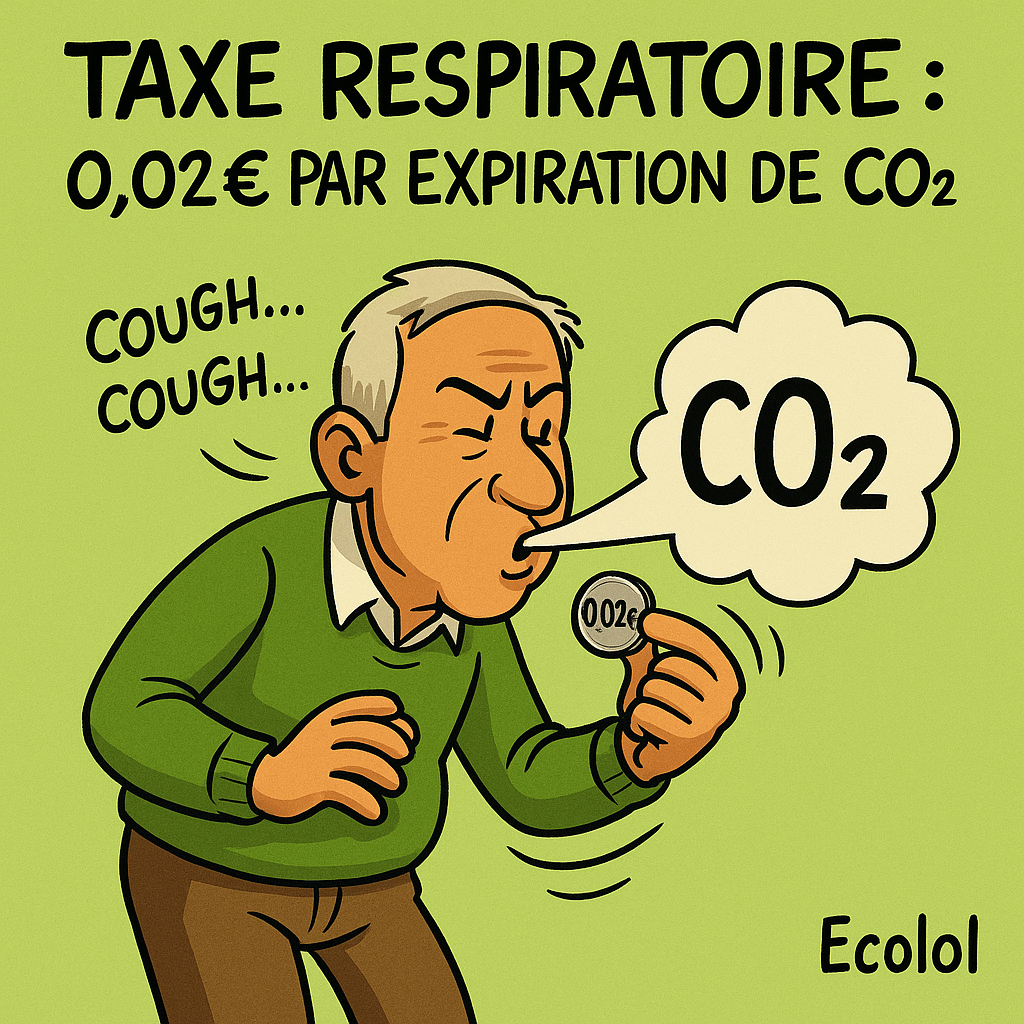 Taxe respiratoire : 0,20€ par expiration de CO2